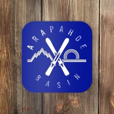Arapahoe Basin Colorado Skiing Mountain Snowboarding Ski Meaningful Gift Coaster