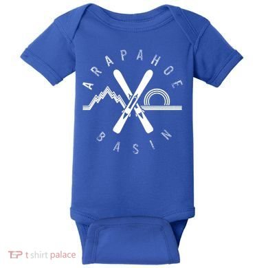 Arapahoe Basin Colorado Skiing Mountain Snowboarding Ski Meaningful Gift Baby Bodysuit