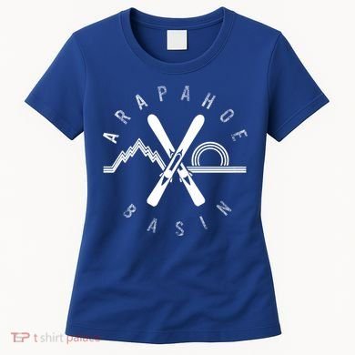 Arapahoe Basin Colorado Skiing Mountain Snowboarding Ski Meaningful Gift Women's T-Shirt