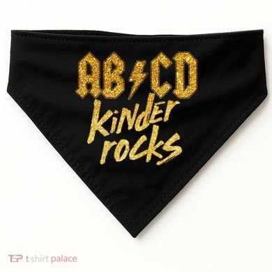 ABCD Kinder Rocks USA-Made Doggie Bandana