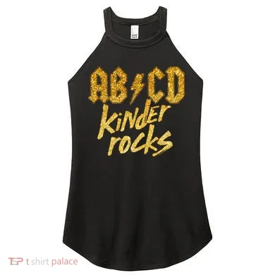 ABCD Kinder Rocks Women's Perfect Tri Rocker Tank