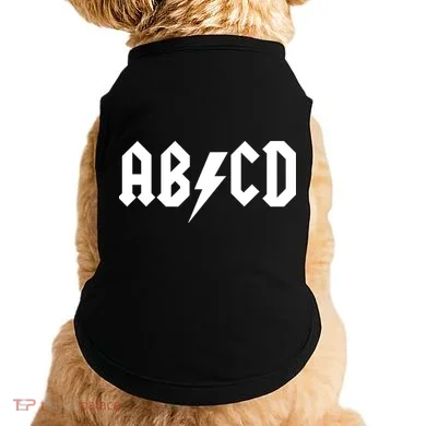 ABCD Rock Logo Doggie Tank