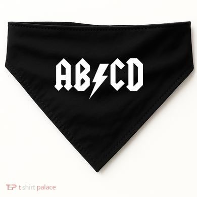 ABCD Rock Logo USA-Made Doggie Bandana
