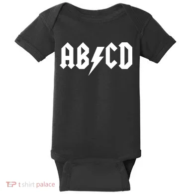 ABCD Rock Logo Baby Bodysuit