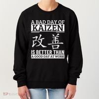 A Bad Day Of Kaizen Funny Japanese Kaizen Women's Sweatshirt thumb 0