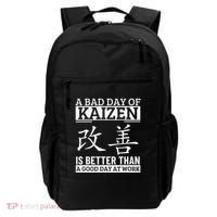 A Bad Day Of Kaizen Funny Japanese Kaizen Backpack thumb 0