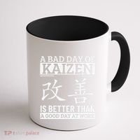 A Bad Day Of Kaizen Funny Japanese Kaizen Coffee Mug thumb 1