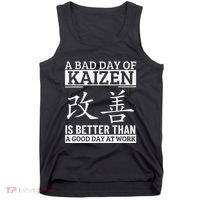 A Bad Day Of Kaizen Funny Japanese Kaizen Tank Top thumb 0