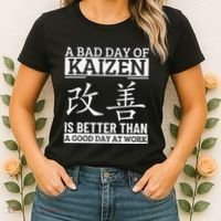 A Bad Day Of Kaizen Funny Japanese Kaizen Women's T-Shirt thumb 2