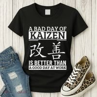 A Bad Day Of Kaizen Funny Japanese Kaizen Women's T-Shirt thumb 3