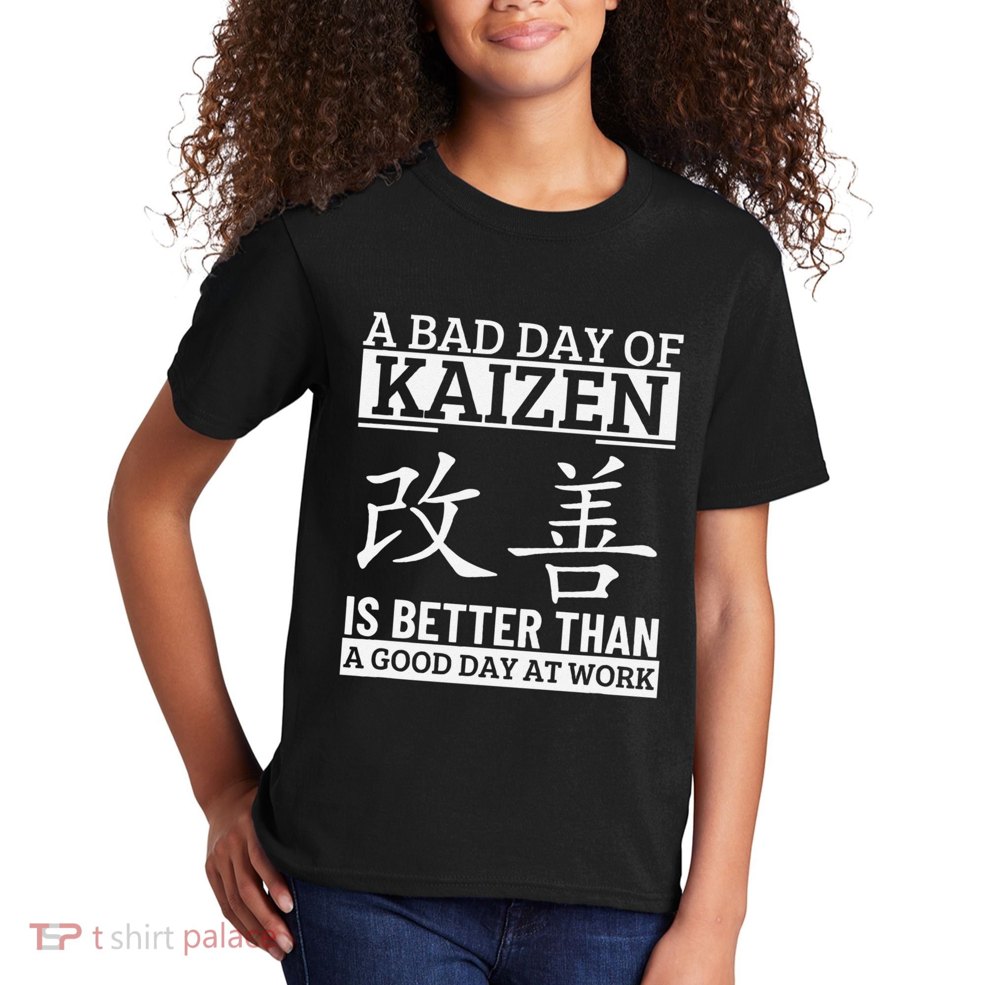 A Bad Day Of Kaizen Funny Japanese Kaizen Kids T-Shirt
