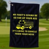 Amherst Bus Driver Golf Towel thumb 1