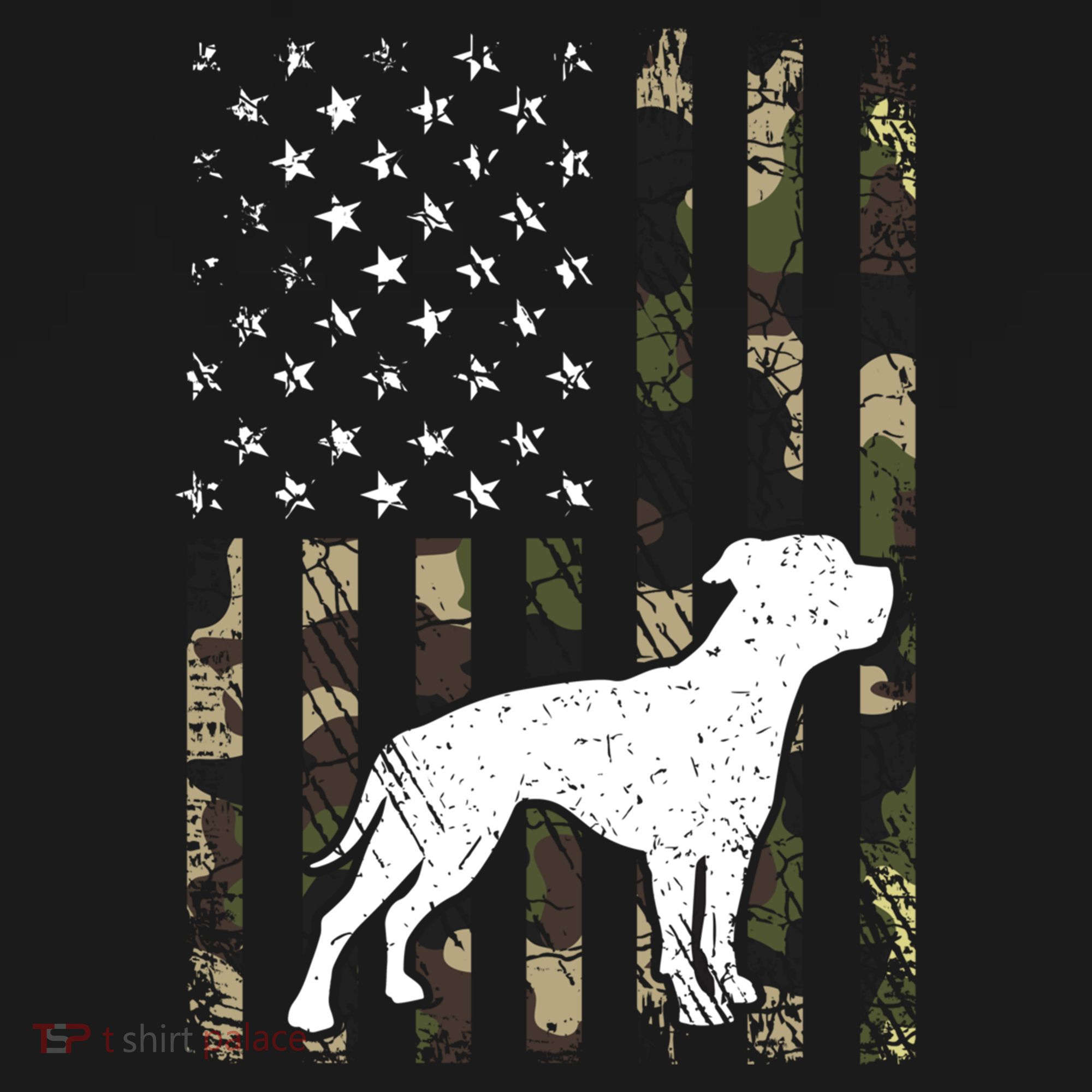 American Bulldog Dog Dad Mom Camouflage Usa Flag Great Gift Women's Hoodie