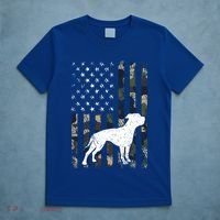 American Bulldog Dog Dad Mom Camouflage Usa Flag Great Gift T-Shirt thumb 5