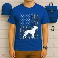 American Bulldog Dog Dad Mom Camouflage Usa Flag Great Gift T-Shirt thumb 6