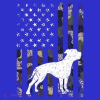 American Bulldog Dog Dad Mom Camouflage Usa Flag Great Gift Women's Tank Top thumb 5