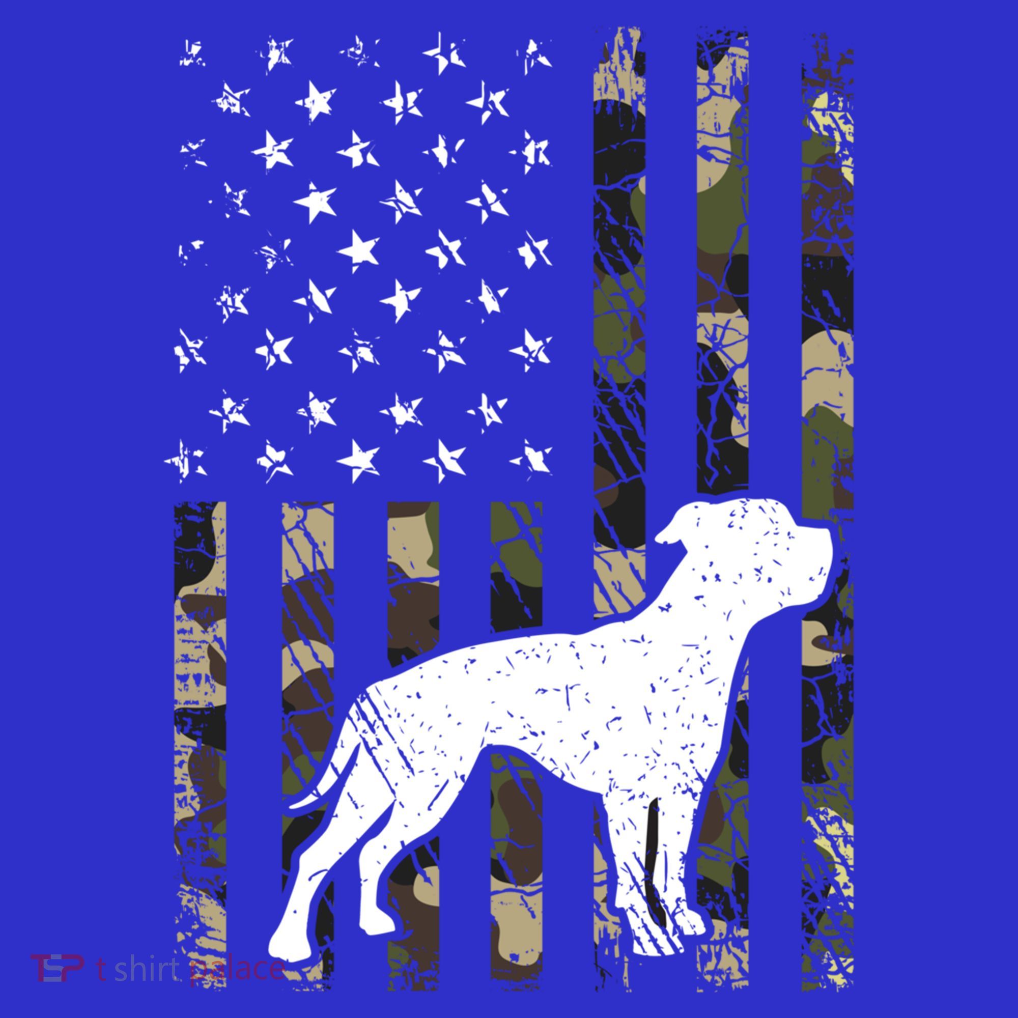 American Bulldog Dog Dad Mom Camouflage Usa Flag Great Gift Women's Tank Top