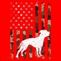 American Bulldog Dog Dad Mom Camouflage Usa Flag Great Gift Santa Hat thumb 1