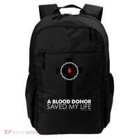 A Blood Donor Saved My Life funny christian Backpack thumb 0