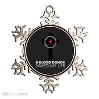 A Blood Donor Saved My Life funny christian Ornament thumb 0