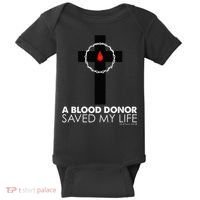 A Blood Donor Saved My Life funny christian Baby Bodysuit thumb 0