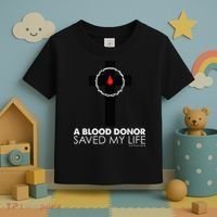 A Blood Donor Saved My Life funny christian Toddler T-Shirt thumb 3