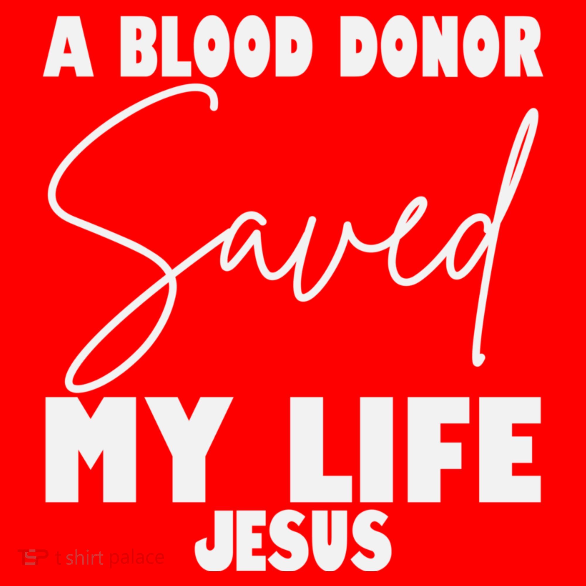 A Blood Donor Saved My Life Jesus World Blood Donor Day Cool Gift Santa Hat