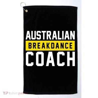 Australian Break Dancer Coach Costume Golf Towel
