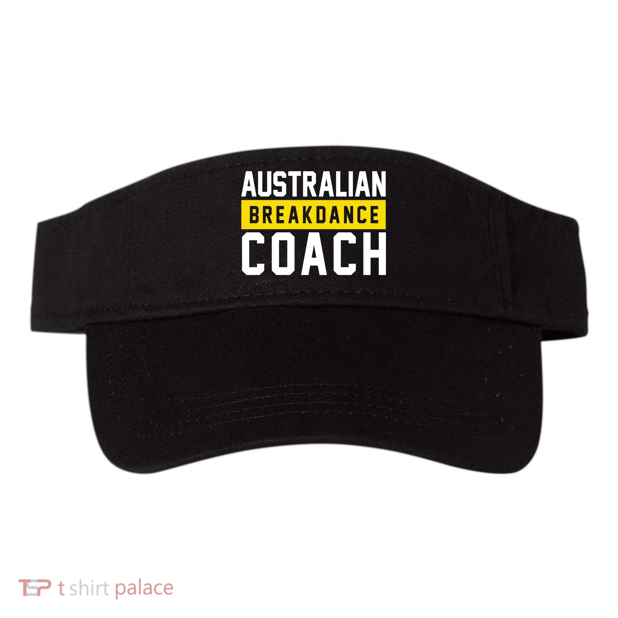 Australian Break Dancer Coach Costume Visor