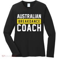 Australian Break Dancer Coach Costume Women's Long Sleeve Shirt thumb 0