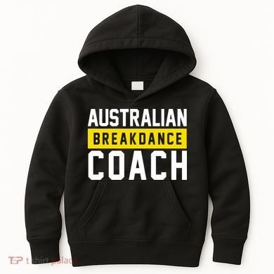 Australian Break Dancer Coach Costume Kids Hoodie