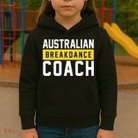 Australian Break Dancer Coach Costume Kids Hoodie thumb 3