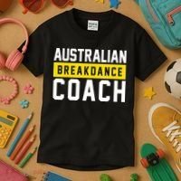 Australian Break Dancer Coach Costume Kids T-Shirt thumb 3
