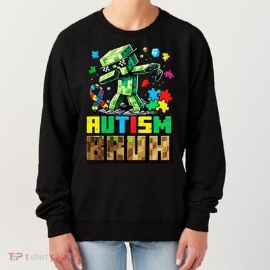 Autism Bruh Dab ASD Awareness Gameing Women's Sweatshirt