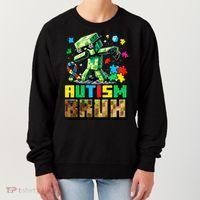 Autism Bruh Dab ASD Awareness Gameing Women's Sweatshirt thumb 0