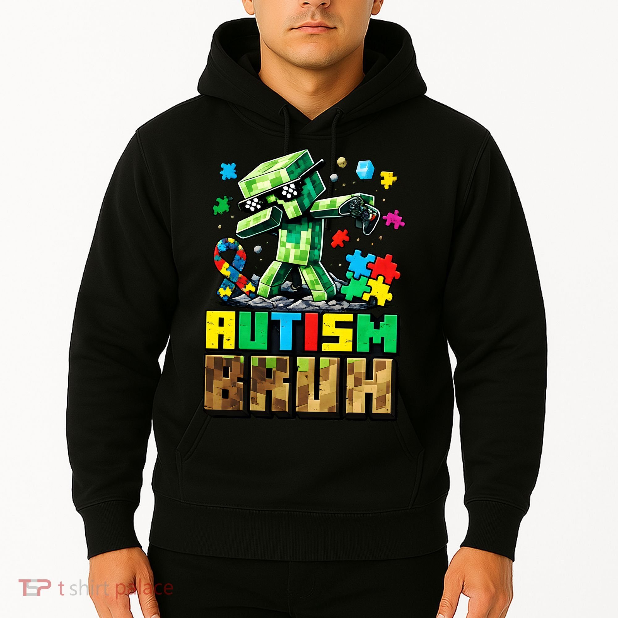 Autism Bruh Dab ASD Awareness Gameing Hoodie