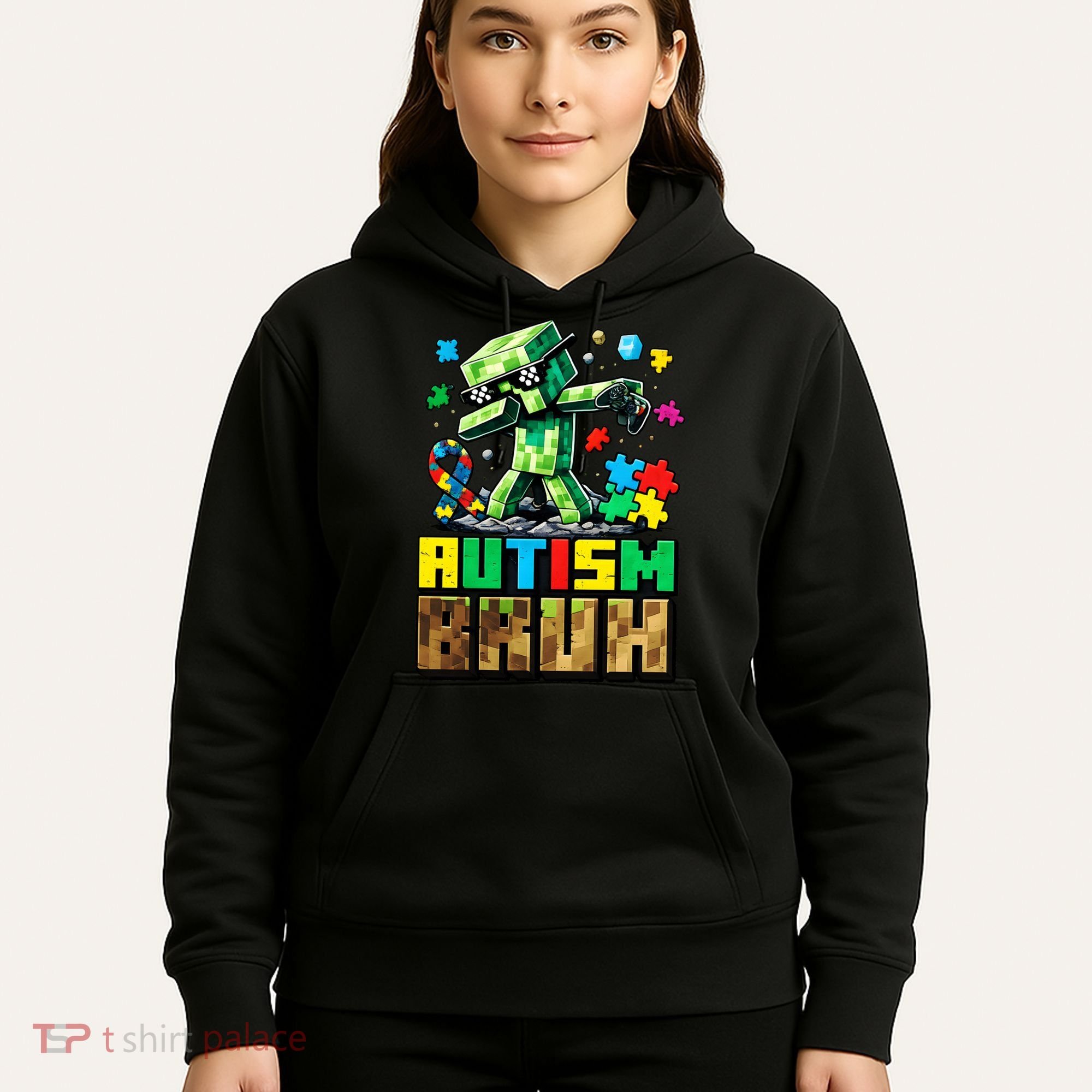 Autism Bruh Dab ASD Awareness Gameing Hoodie