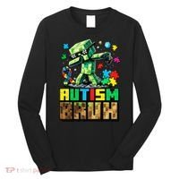 Autism Bruh Dab ASD Awareness Gameing Long Sleeve Shirt thumb 0