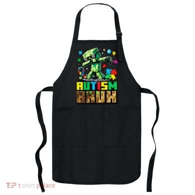 Autism Bruh Dab ASD Awareness Gameing Apron