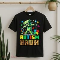 Autism Bruh Dab ASD Awareness Gameing T-Shirt thumb 2