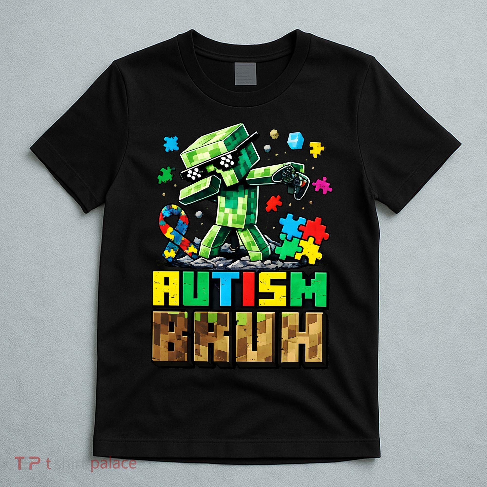 Autism Bruh Dab ASD Awareness Gameing T-Shirt
