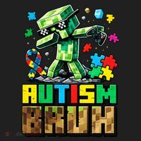 Autism Bruh Dab ASD Awareness Gameing Beanie thumb 2