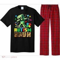 Autism Bruh Dab ASD Awareness Gameing Pajama Set thumb 0
