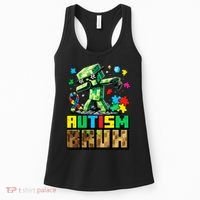 Autism Bruh Dab ASD Awareness Gameing Women's Tank Top thumb 0