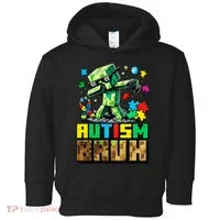 Autism Bruh Dab ASD Awareness Gameing Toddler Hoodie thumb 0