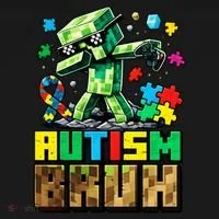 Autism Bruh Dab ASD Awareness Gameing Toddler Hoodie thumb 2