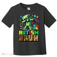 Autism Bruh Dab ASD Awareness Gameing Toddler T-Shirt thumb 0