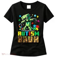 Autism Bruh Dab ASD Awareness Gameing Women's T-Shirt thumb 0
