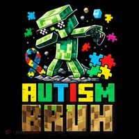 Autism Bruh Dab ASD Awareness Gameing Women's T-Shirt thumb 6