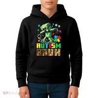 Autism Bruh Dab ASD Awareness Gameing Kids Hoodie thumb 4